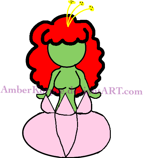 Chibi Flower Girl V1 - Chibi Flower Girl V1 (511x519)