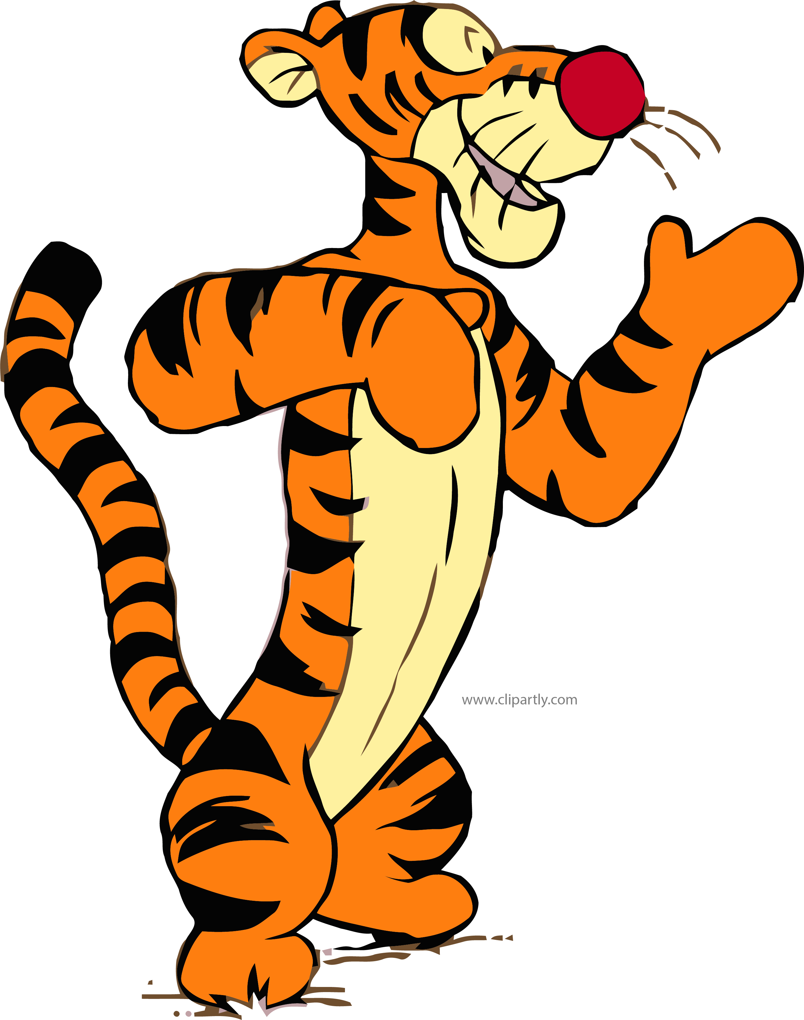 Tigger Tigger Hi Clipart Png Image Download - Tigger Tigger Hi Clipart Png Image Download (2678x3397)