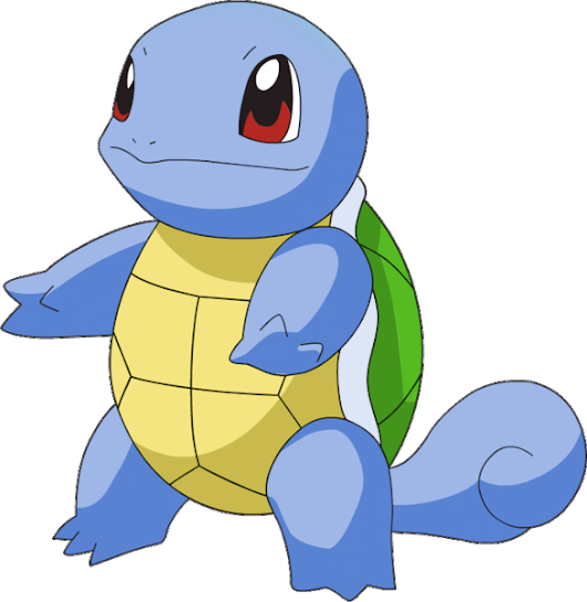 Bite, Hydro Pump - Imagens Do Squirtle Shiny (530x544)