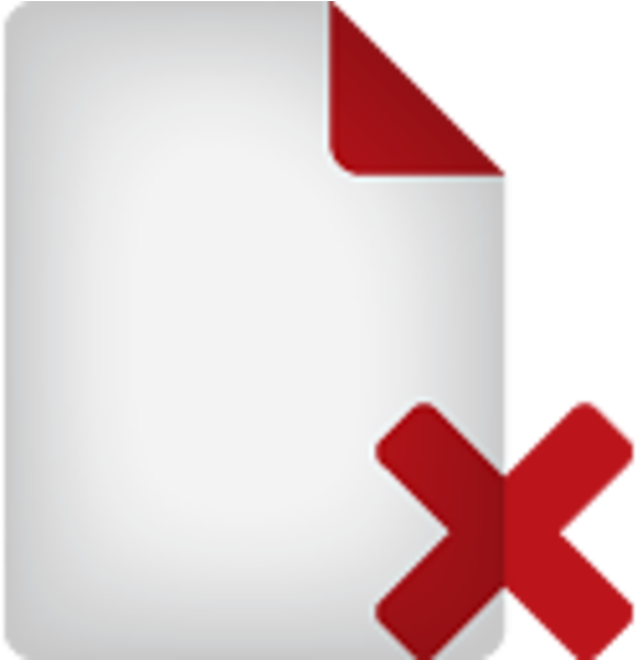 Delete Page Icon Png (600x600)