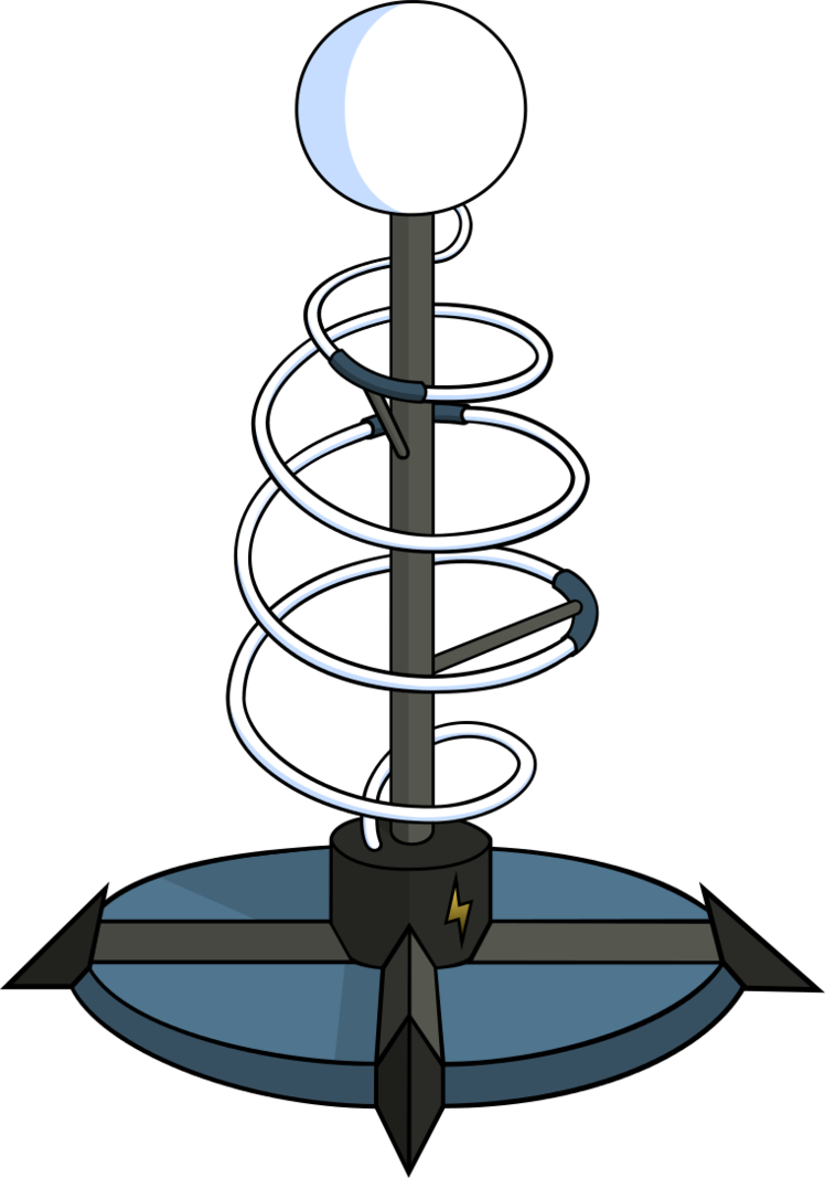 Tesla Coil By Fimstargazer - Tesla Bobini Png (748x1067)