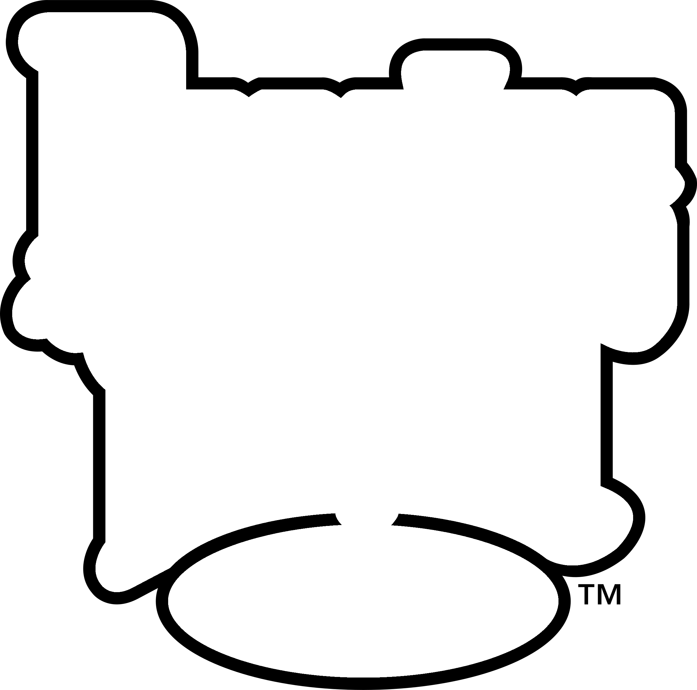 Donatos Pizza Logo Black And White - Donatos Pizza Logo Black And White (2400x2376)