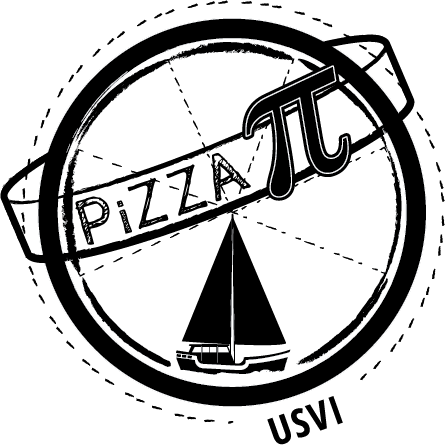 Pizzapi-bw Curves - Pizza Pi Logo (445x445)