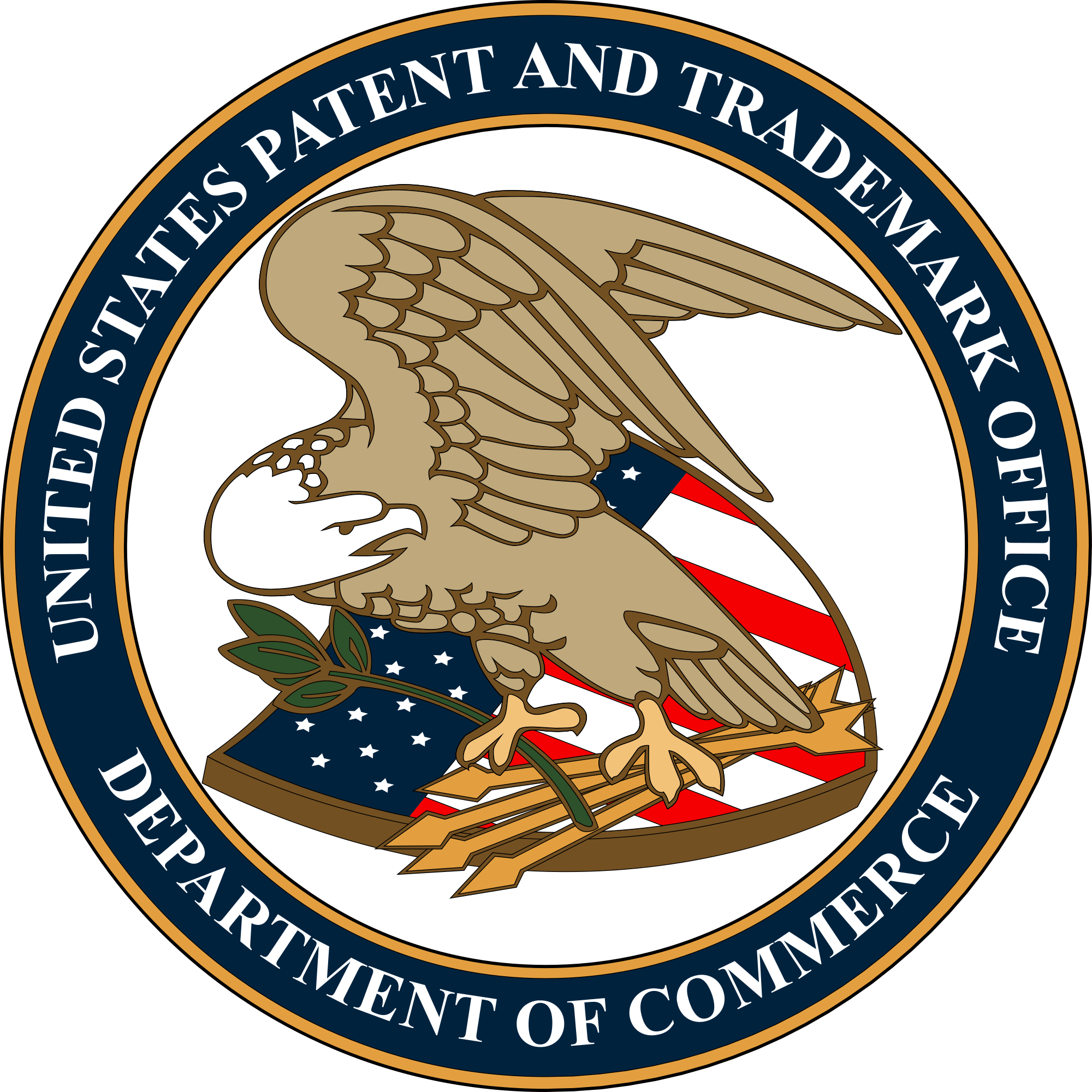 2000px Us Patenttrademarkoffice Seal - Patent And Trademark Office Logo (2000x2000)