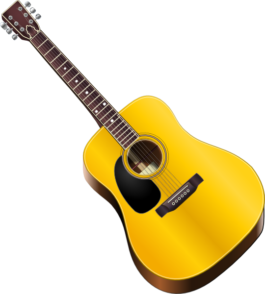 Bridge Gap Clipart Of Guitar, Acoustic And Guitar Free - Children's Left Handed Guitar (540x600)