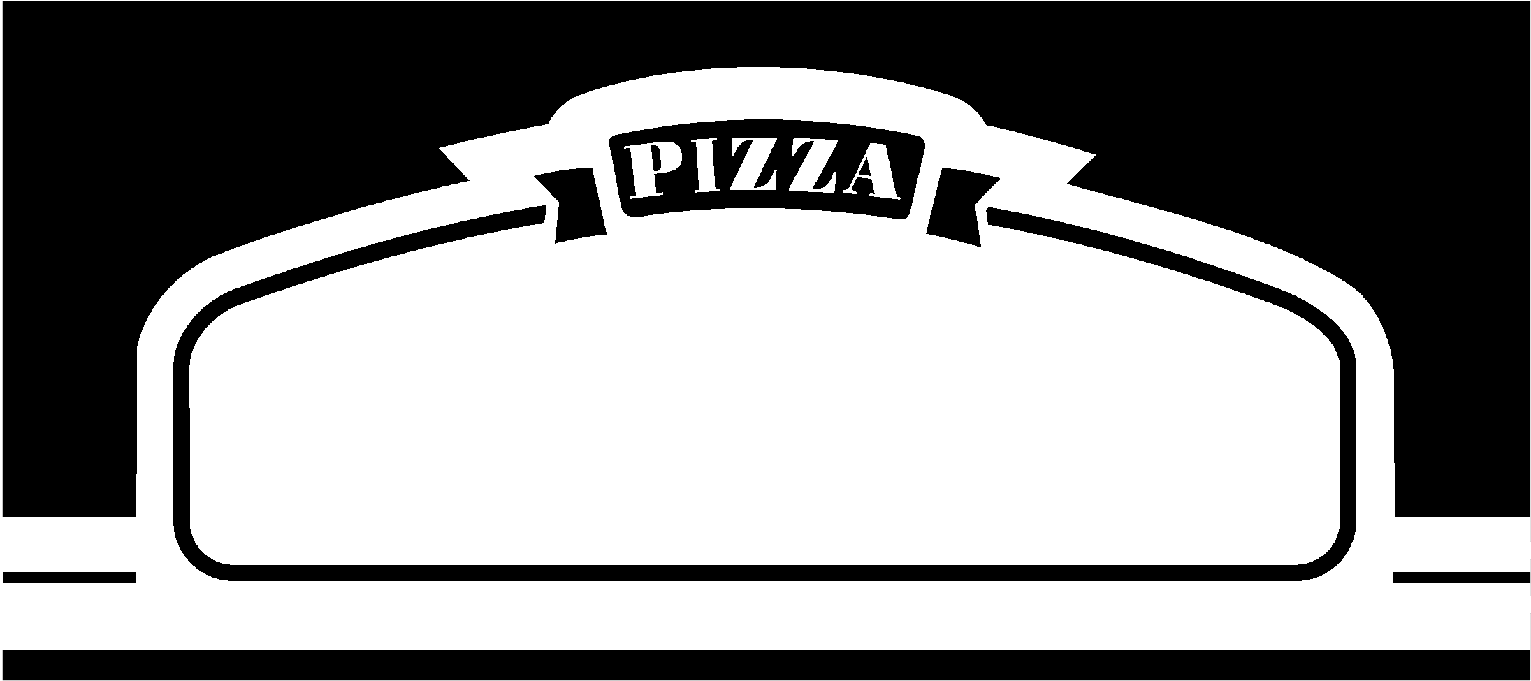 Papa John's Pizza Logo Black And White - Pizza (2400x2400)