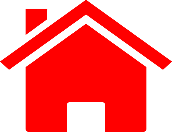 Red House Icon Png (600x461)