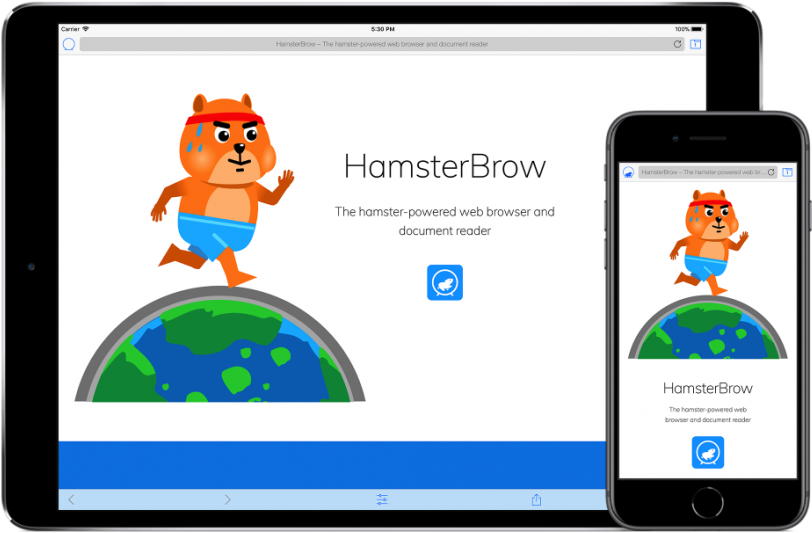 Hamsterbrow On Ipad And Iphone - Smartphone (900x691)