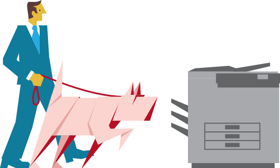 We Provide Solutions For Tracking, Measuring, And Monitoring - Print Document Security (572x344)