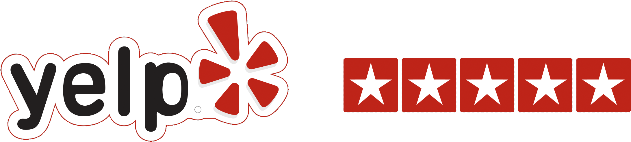 Yelp Reviews - 5 Star Yelp Logo (2300x491)