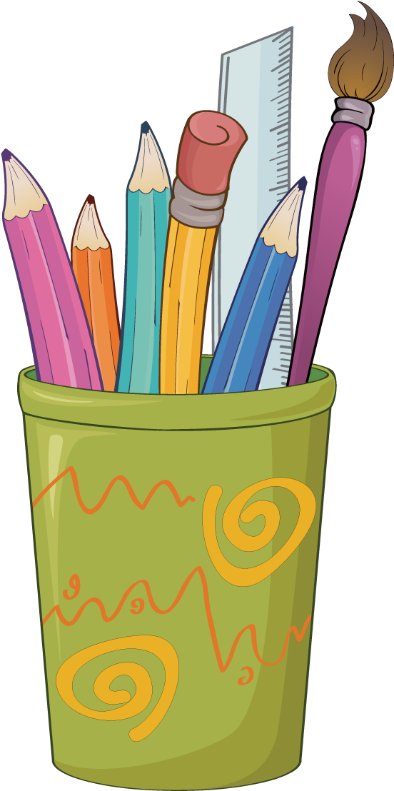 Paper Colored Pencil Drawing Clip Art - Pencil And Crayons Clipart (1276x1276)