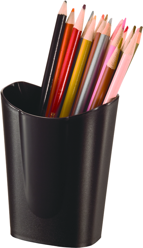 Officemate Achieva Pencil Cup - Officemate Achieva Small Pencil Cup Recycled Black (713x960)
