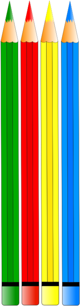 Similar Clip Art - Coloured Pencils Clip Art (800x1132)