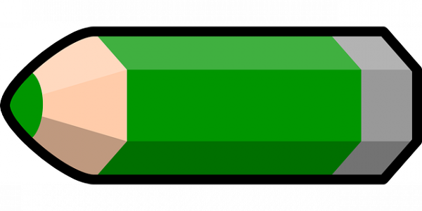 Color Verde - Cartoon Red Pencil (600x300)