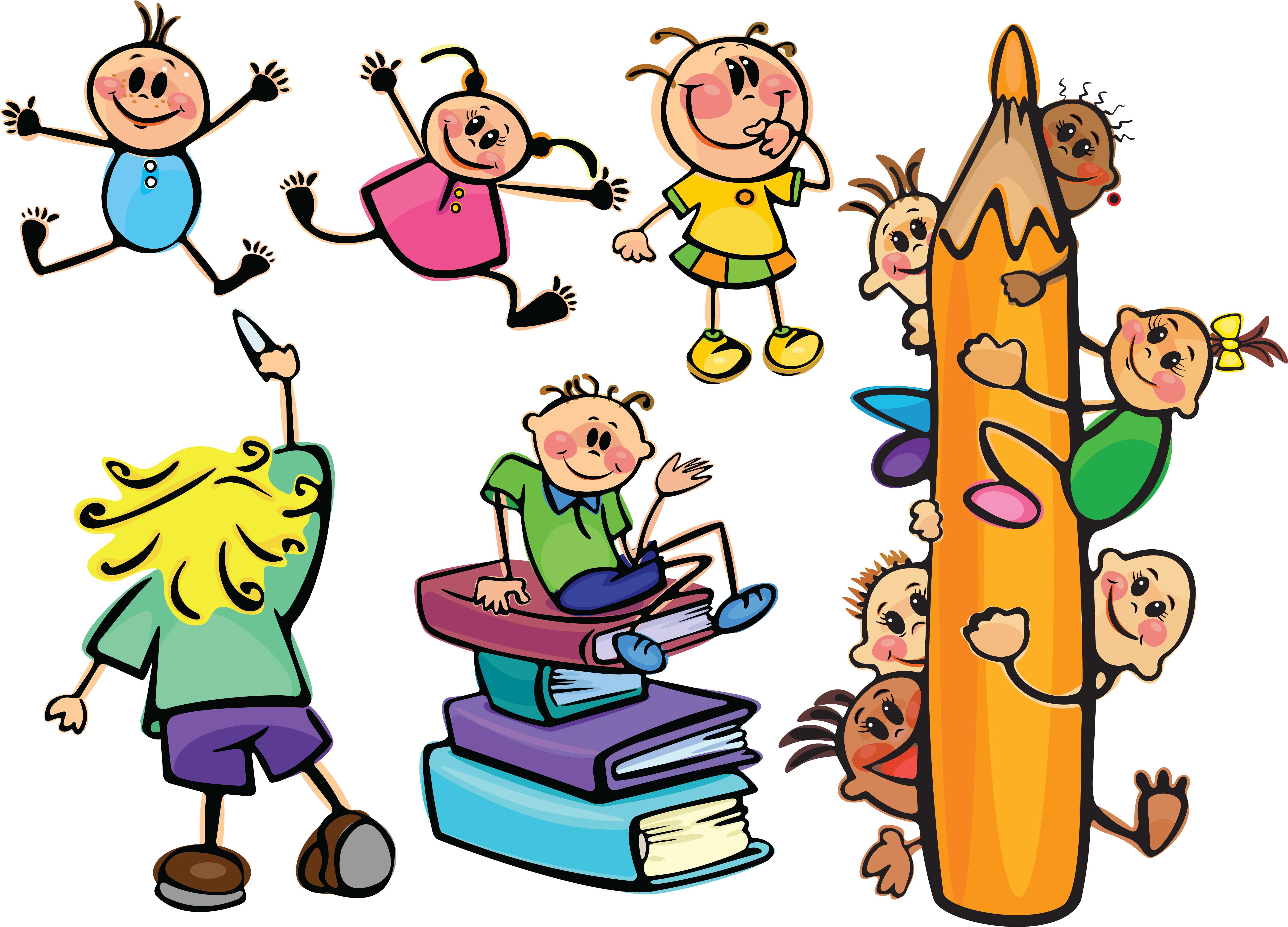 Http - //img-fotki - Yandex - Ru/get/6443/981986 - - Learning Clipart Children (5469x4009)