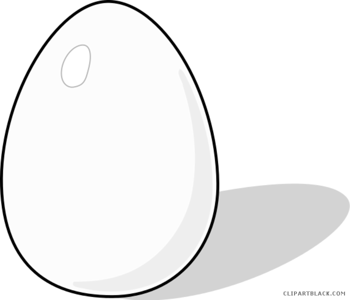 Dinosaur Egg Animal Free Black White Clipart Images - Egg Clipart (700x600)