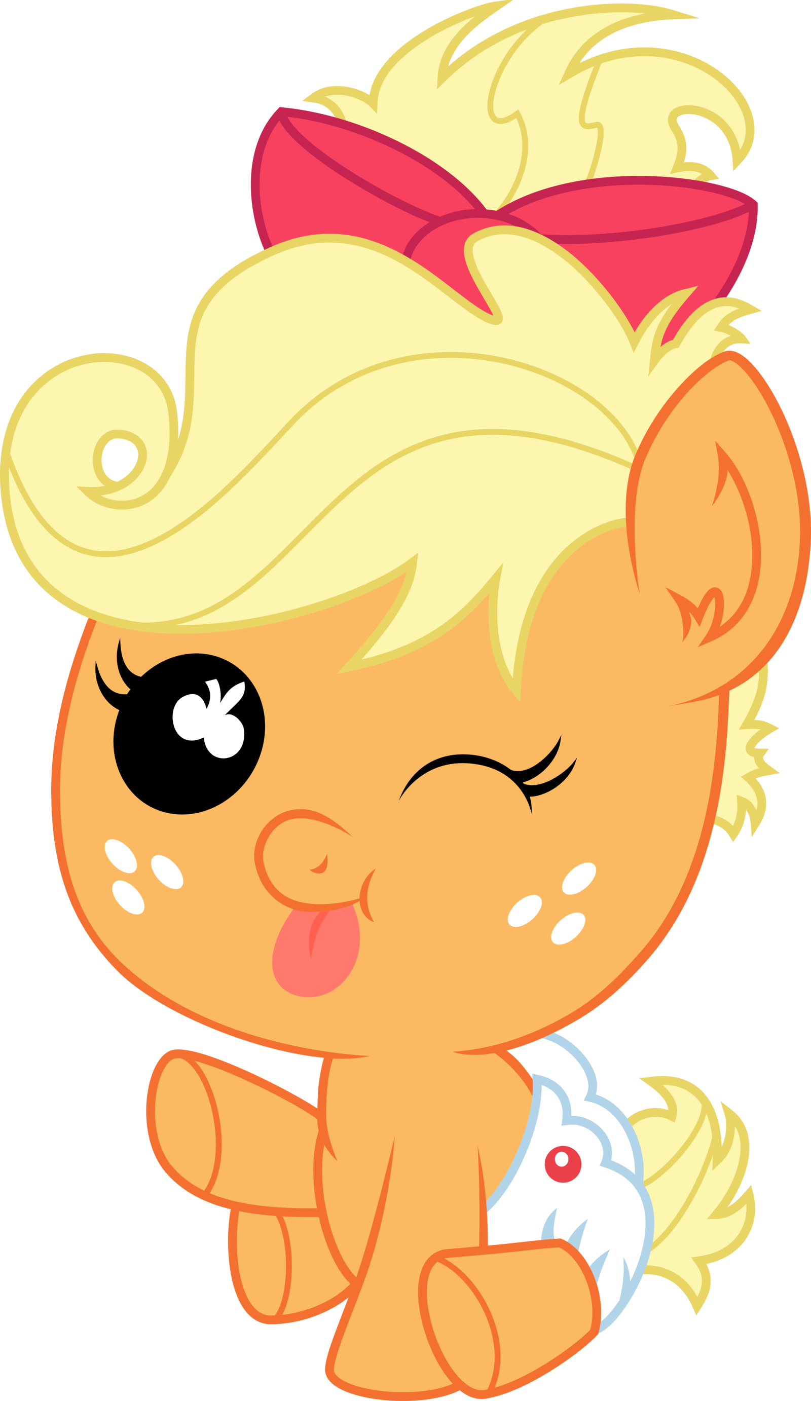 Baby Applejack By Mactavish1996 - Divination (1600x2765)