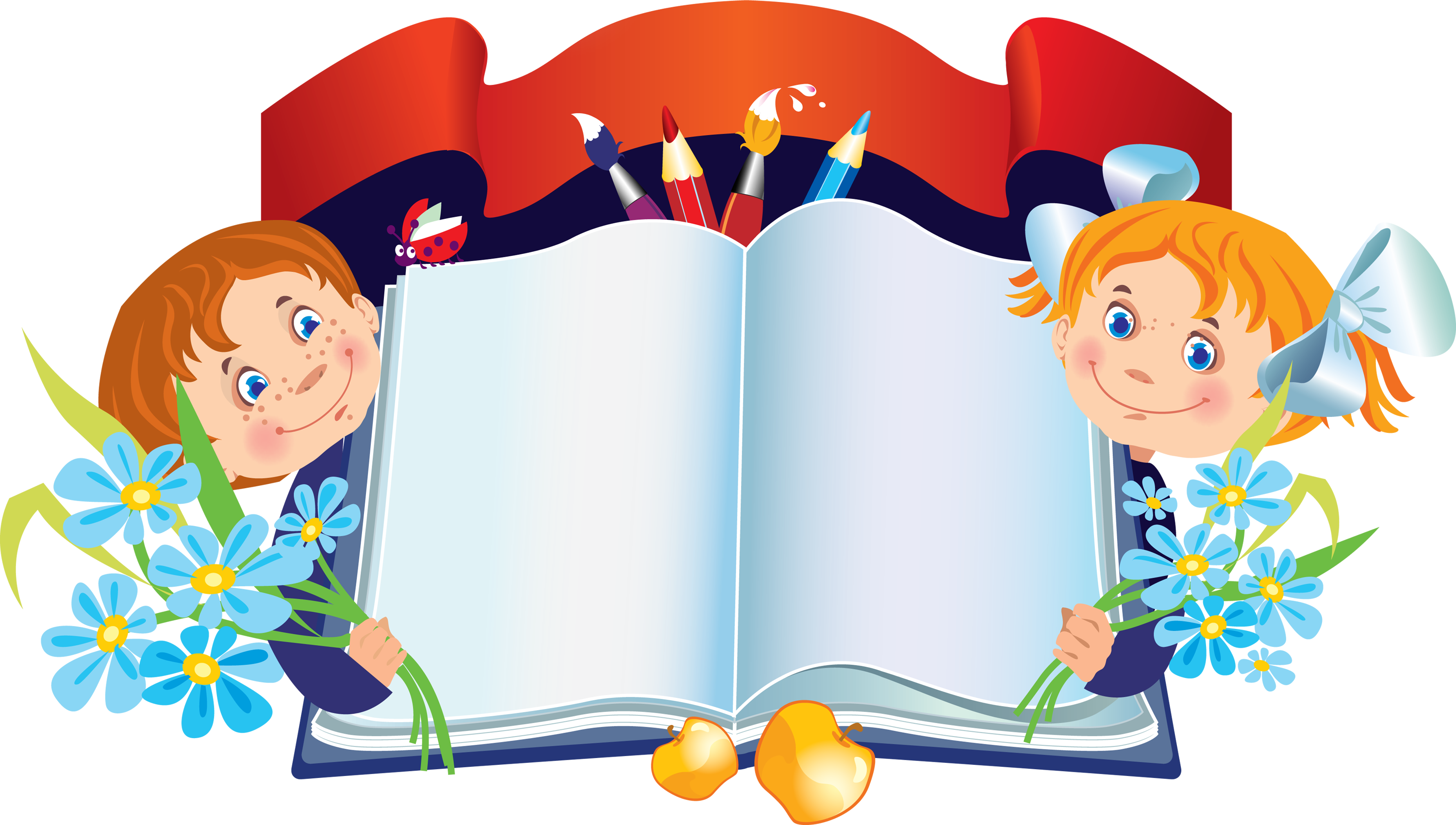 Расписание Дежурных, Учителя И Ученики - School Vector (3000x1700)