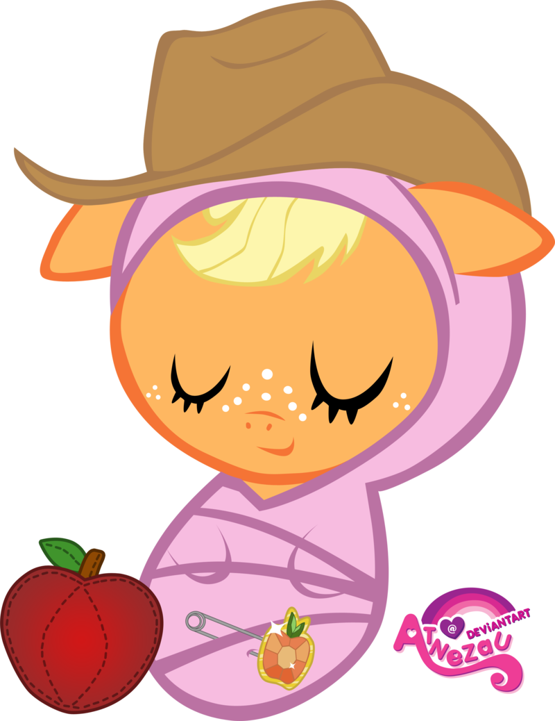 My Little Pony Applejack Baby - My Little Pony Applejack Baby (800x1038)