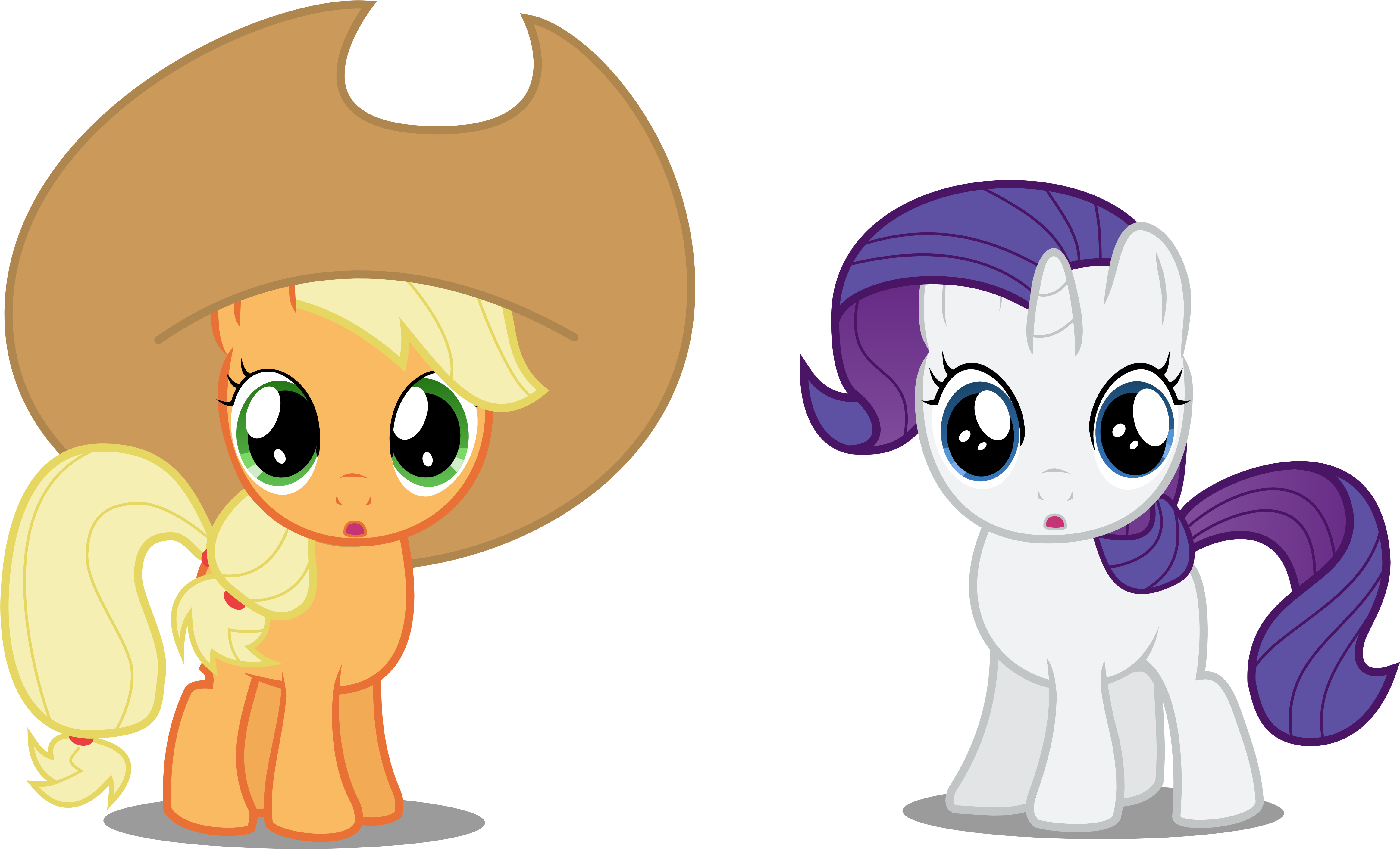Fillies Applejack And Rarity By Hakitocz Fillies Applejack - Imágenes De Applejack Y Rarity (5000x3181)