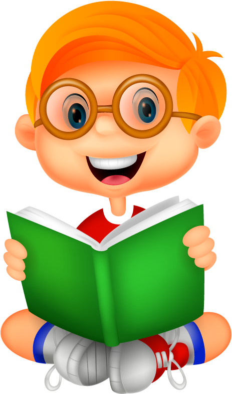 Картинки По Запросу Ребёнок Читающий Стихи Клипарт - Read Book Dibujo (595x842)