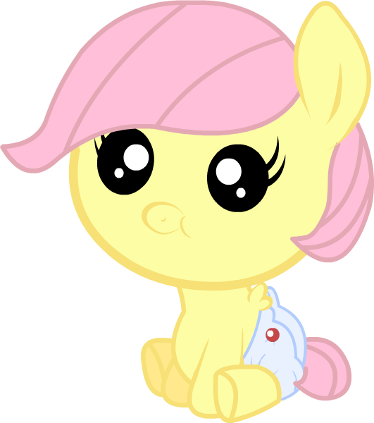 My Little Pony Baby Fluttershy - My Little Pony Baby Fluttershy (531x600)