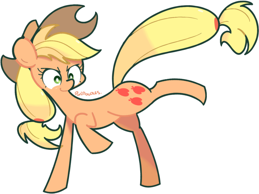 Applejack By Turtlefarminguy My Little Pony Friendship - Cartoon (1024x768)