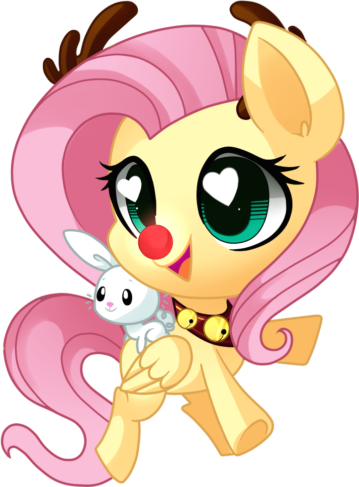 Angel Bunny, Artist - My Little Pony Art (1000x1000)
