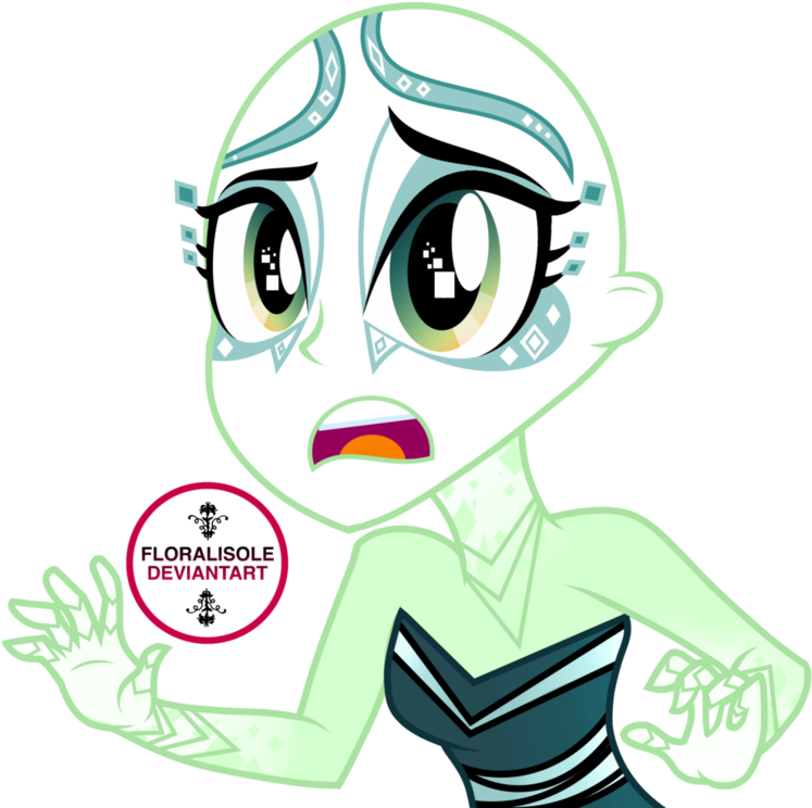 Freaky Alien Girl By Floralisole - Cartoon (774x1032)