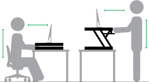 Because The Voyadesk Can Be Both Raised To A Standing - Standing Desk (480x265)
