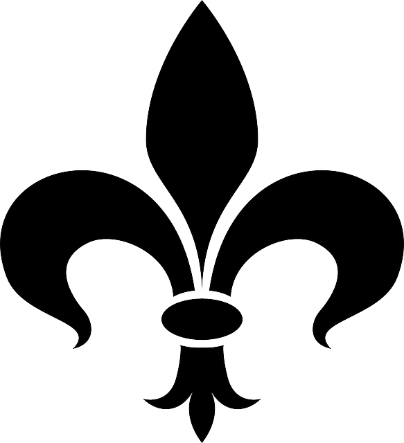 Fence Decoration, Ornament, Fence - Fleur De Lis Clip Art (583x640)