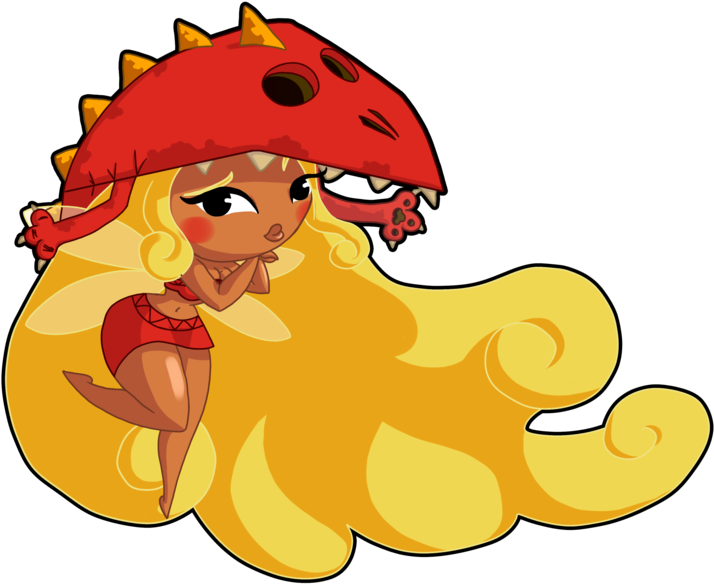 Edith By Tee-chew On Deviantart - Rayman Origins Size Fairy (900x636)