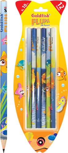 Gf-flupa Pencil Blister - Goldfish (373x530)