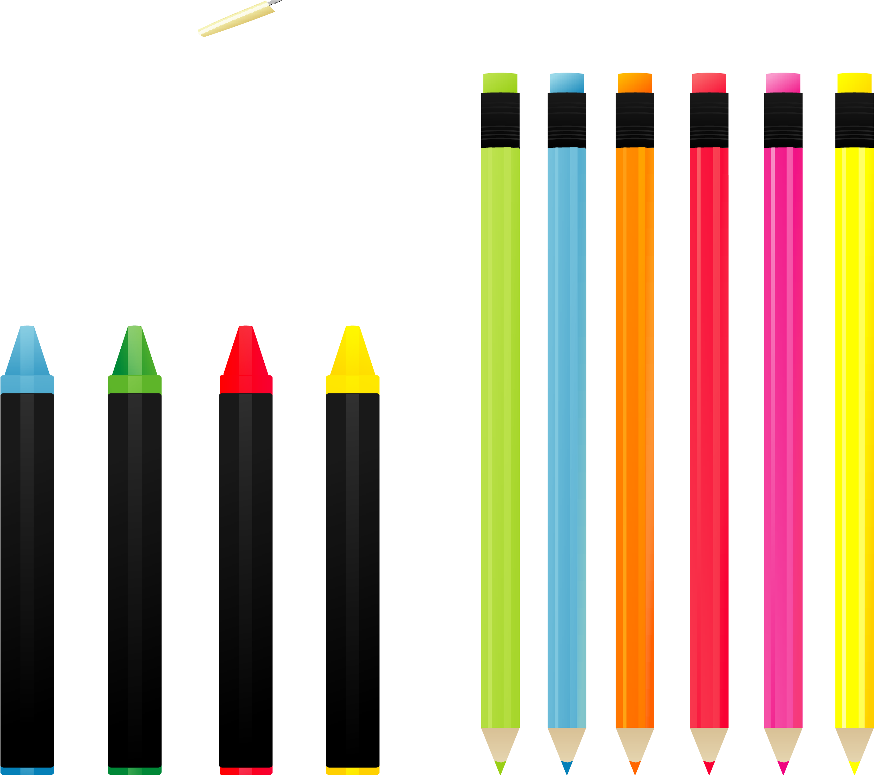 Crayon Colored Pencil Euclidean Vector - Colored Pencil (2854x2519)