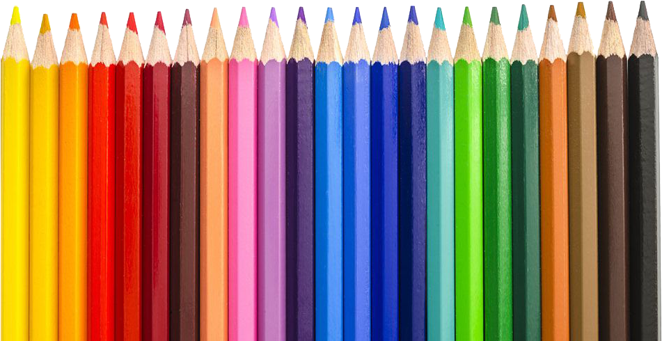 Color Pencil Transparent Png - Color Arrangement (952x594)