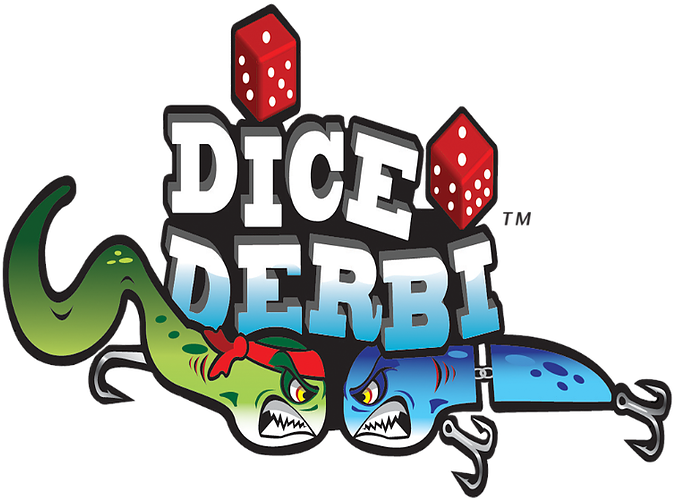 The Official Dice Derbi Logo Featuring Jiggi And Kranki - Game (850x550)