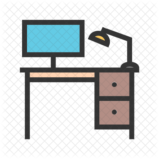 Office Desk Icon - Cabinetry (512x512)