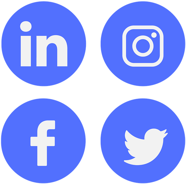 Other Facebook Twitter Linkedin Icon Images - Social Media Icons Png (720x720)