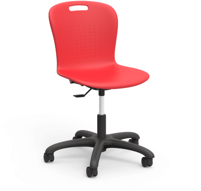 Office - Classroom Chair With Wheels (400x400)