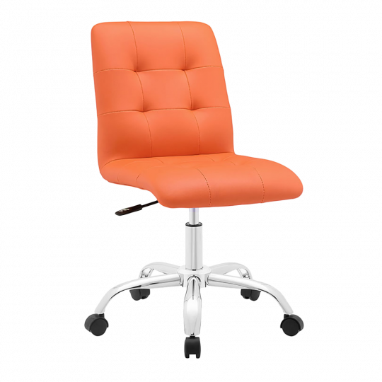 Prim Armless Office Chair - Zipcode Design Petra Mid-back Desk Chair Upholstery: (540x540)