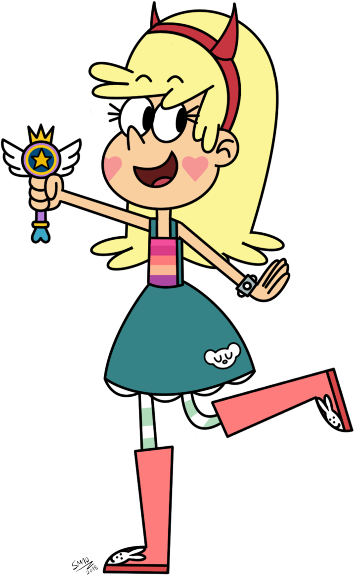 Leni Loud And Star Butterfly (1024x1252)