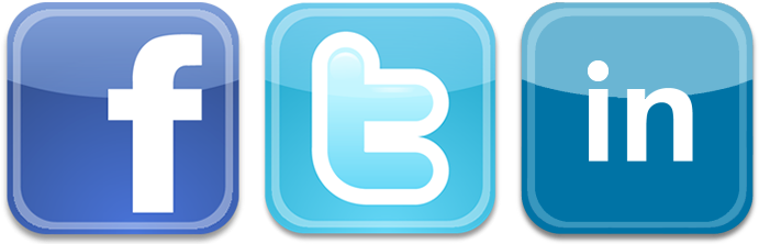 Twiter - Facebook Twitter And Linked In Logo (700x225)