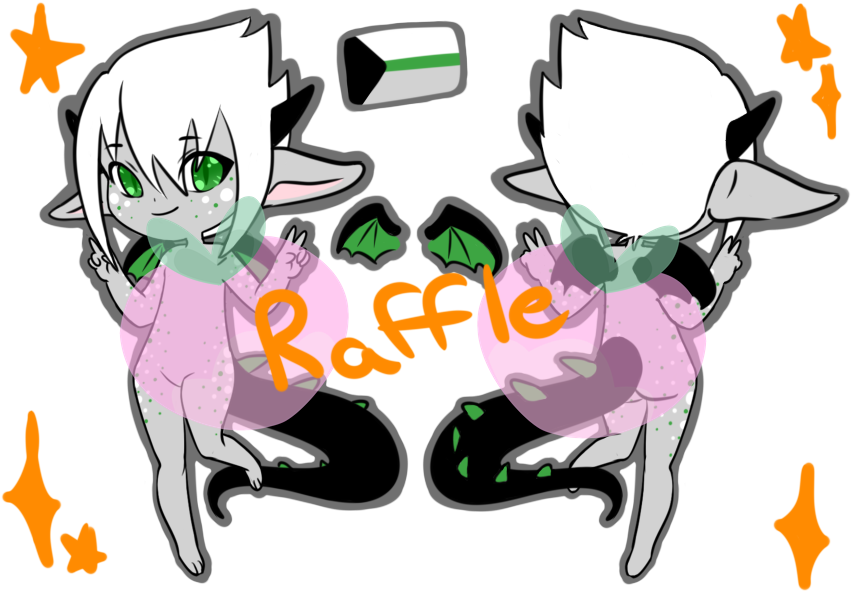 Closed] Demiromantic Flag Dragon By Momotaroadopts - Cartoon (900x635)