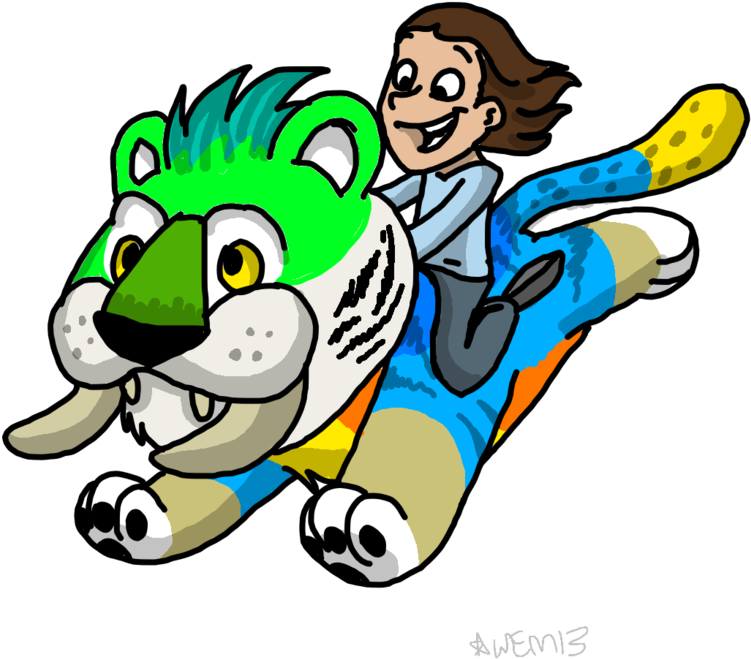 These Three Delightful Digital Depictions Of Chunky - Cartoon (1024x731)