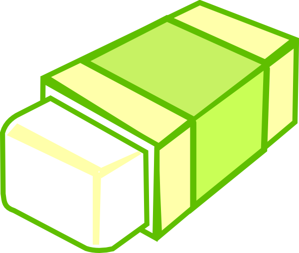 This Free Clip Arts Design Of Eraser Outline - Eraser Clipart Png (600x507)