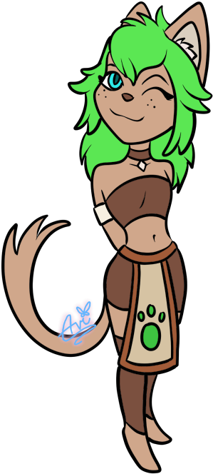 Mysaryl By Avi The Avenger - Cartoon (350x722)