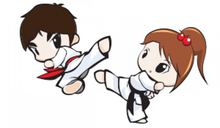 Taekwondo - Taekwondo Kicks Cartoon (728x425)