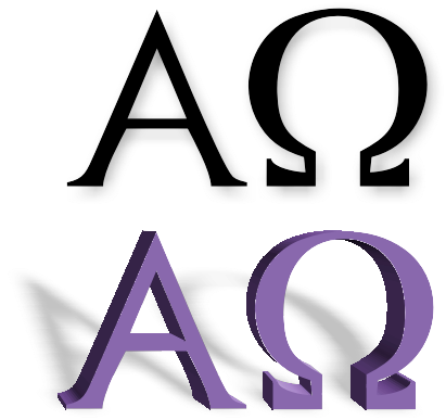 Alpha And Omega Christian Symbol Clipart - Symbol For Alpha And Omega (500x386)