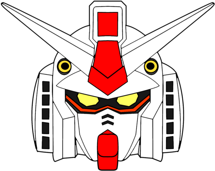Rx-78 Head Vector By Liamarchibaldart - Gundam (1004x796)