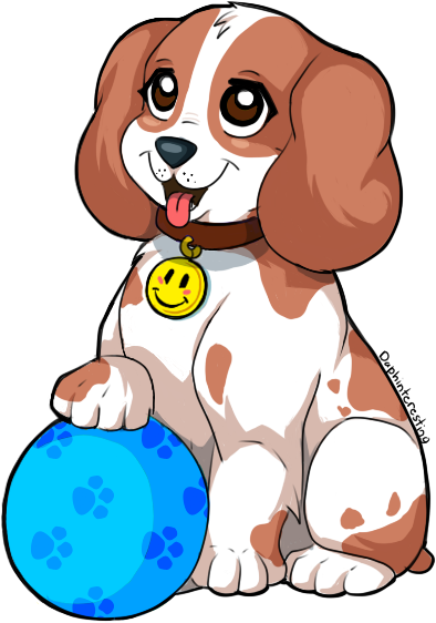 28 Collection Of Cocker Spaniel Cartoon Drawing - Cartoon Cocker Spaniel Puppy (640x640)